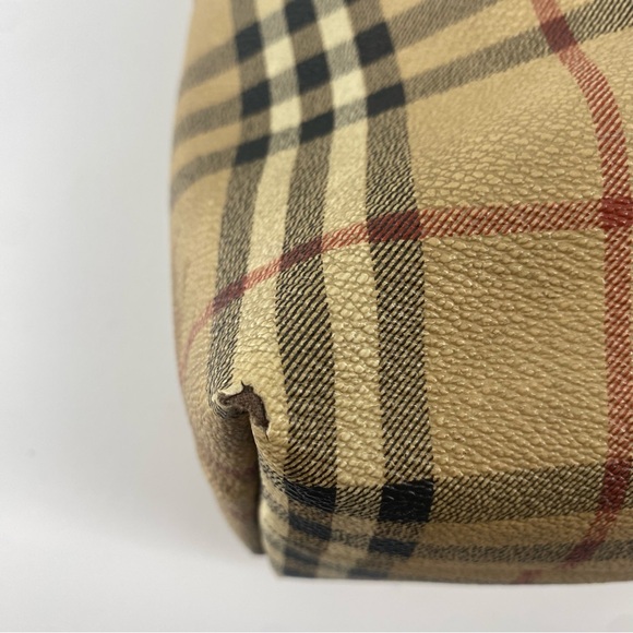 BURBERRY Nova Check Tote Bag Leather - Picture 4 of 13